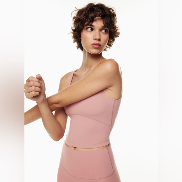 NWT - Aritzia TnaBUTTER™ Bound Sports Tank - Ashy Pink - Large - Picture 6 of 10
